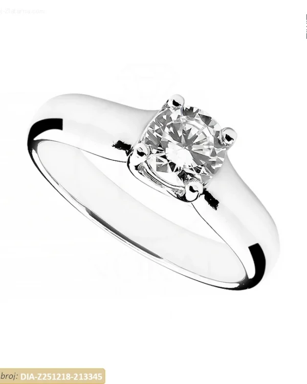 ZLATNI ZARUČNI PRSTEN S DIJAMANTOM (Z251218-213345)