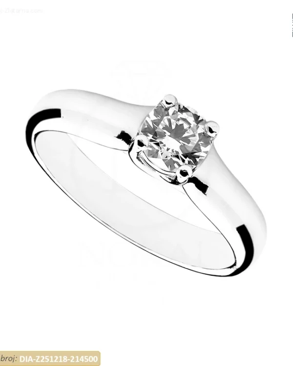 ZLATNI ZARUČNI PRSTEN S DIJAMANTOM (Z251218-214500)