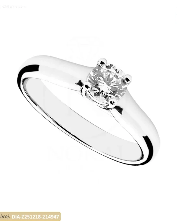 ZLATNI ZARUČNI PRSTEN S DIJAMANTOM (Z251218-214947)
