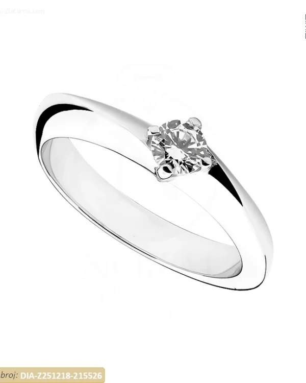 ZLATNI ZARUČNI PRSTEN S DIJAMANTOM (Z251218-215526)