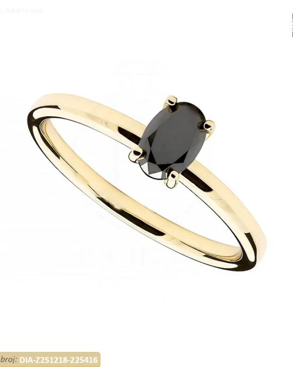 ZLATNI ZARUČNI PRSTEN S DIJAMANTOM (Z251218-225416)