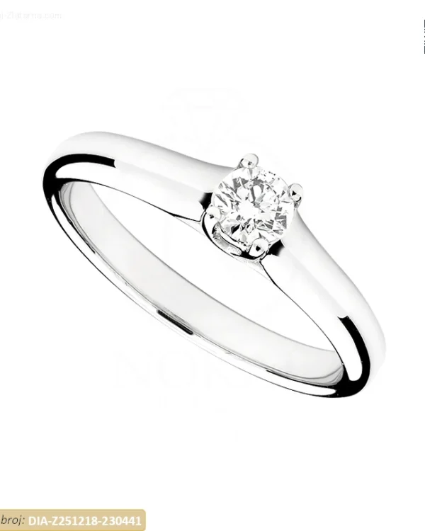 ZLATNI ZARUČNI PRSTEN S DIJAMANTOM (Z251218-230441)