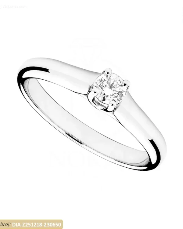 ZLATNI ZARUČNI PRSTEN S DIJAMANTOM (Z251218-230650)