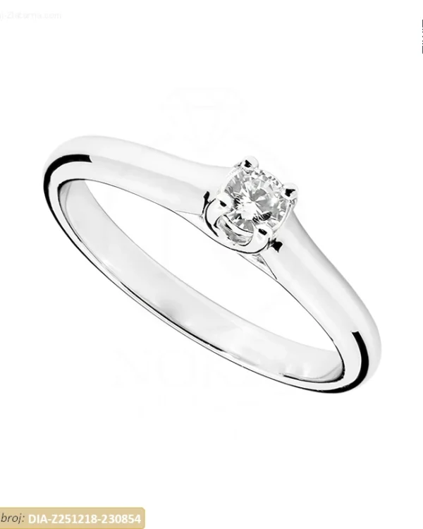 ZLATNI ZARUČNI PRSTEN S DIJAMANTOM (Z251218-230854)