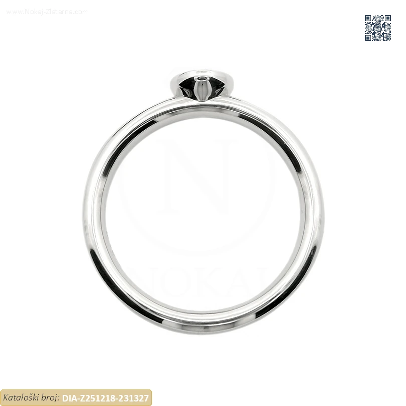 ZLATNI ZARUČNI PRSTEN S DIJAMANTOM (Z251218-231327) - Slika 2