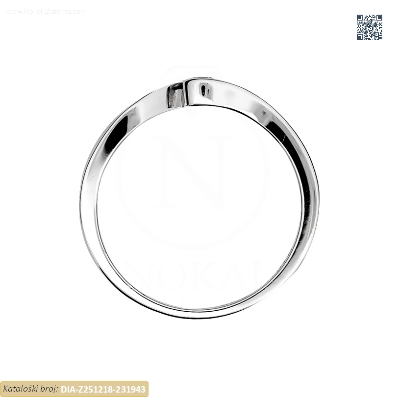 ZLATNI ZARUČNI PRSTEN S DIJAMANTOM (Z251218-231943) - Slika 2