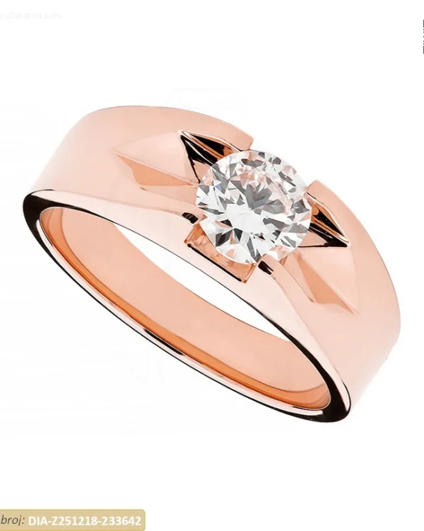 ZLATNI ZARUČNI PRSTEN S DIJAMANTOM (Z251218-233642)
