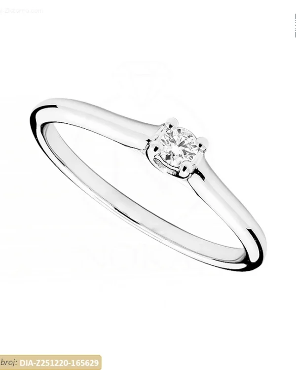 ZLATNI ZARUČNI PRSTEN S DIJAMANTOM (Z251220-165629)