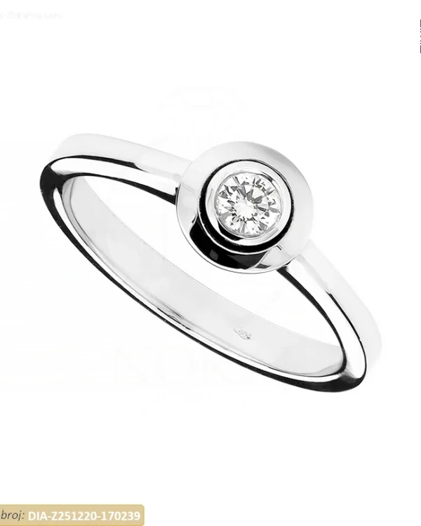 ZLATNI ZARUČNI PRSTEN S DIJAMANTOM (Z251220-170239)