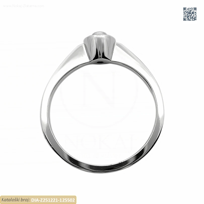ZLATNI ZARUČNI PRSTEN S DIJAMANTOM (Z251221-125502) - Slika 2