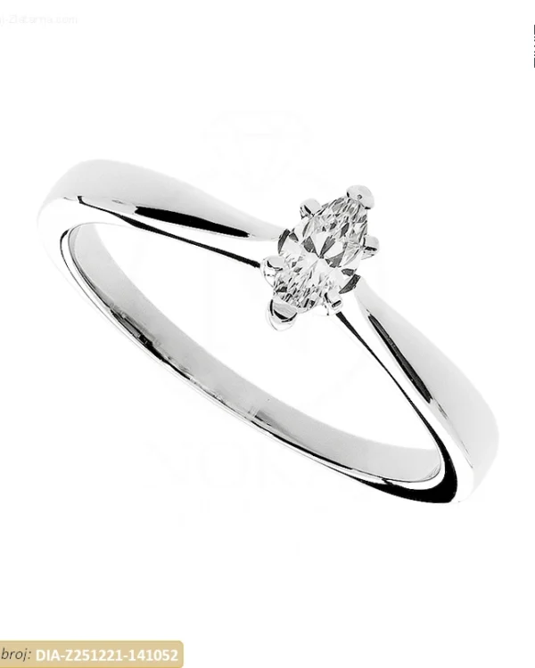 ZLATNI ZARUČNI PRSTEN S DIJAMANTOM (Z251221-141052)