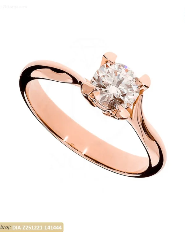ZLATNI ZARUČNI PRSTEN S DIJAMANTOM (Z251221-141444)