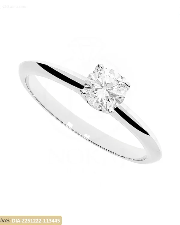 ZLATNI ZARUČNI PRSTEN S DIJAMANTOM (Z251222-113445)