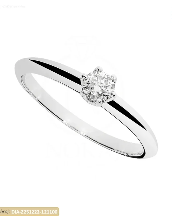 ZLATNI ZARUČNI PRSTEN S DIJAMANTOM (Z251222-121100)