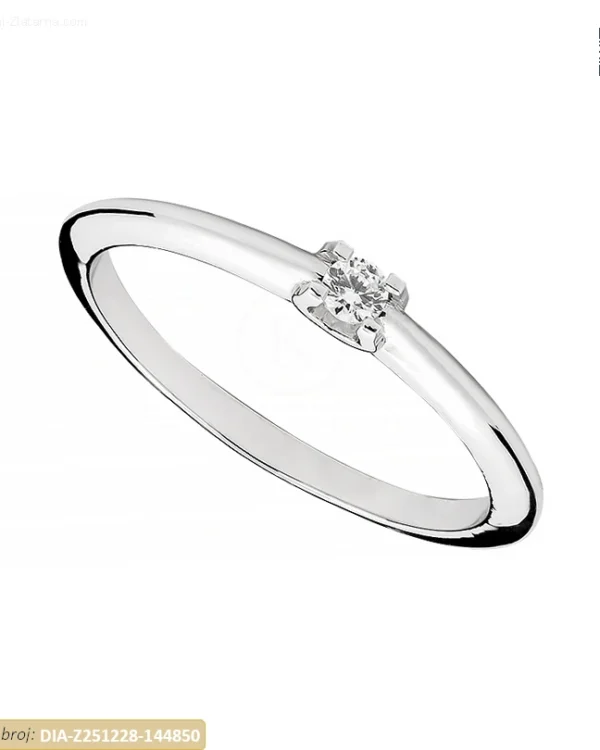 ZLATNI ZARUČNI PRSTEN S DIJAMANTOM (Z251228-144850)