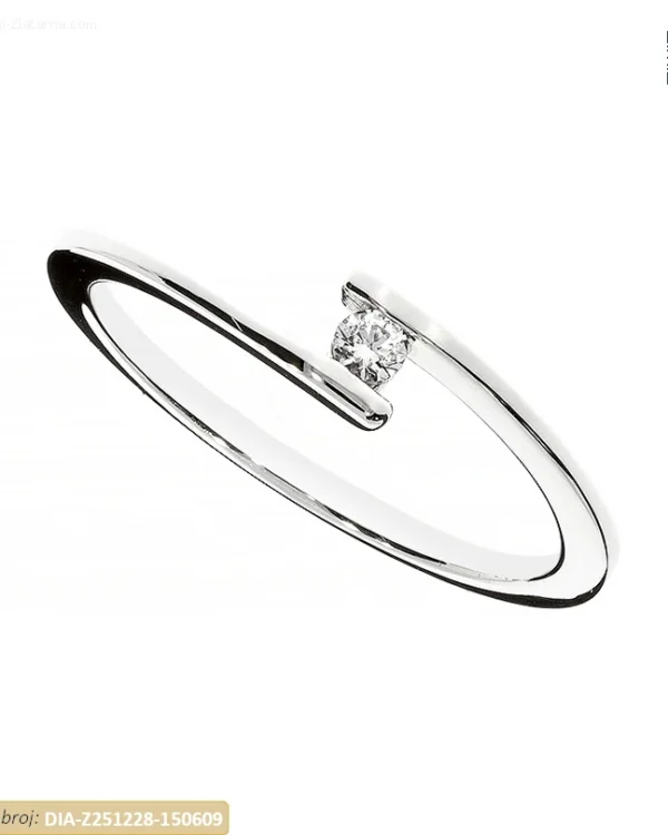 ZLATNI ZARUČNI PRSTEN S DIJAMANTOM (Z251228-150609)