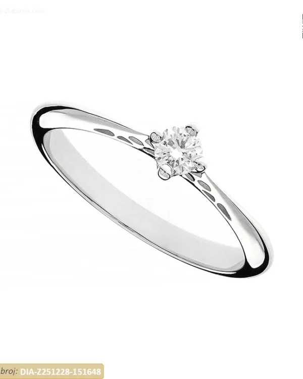 ZLATNI ZARUČNI PRSTEN S DIJAMANTOM (Z251228-151648)