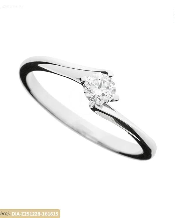 ZLATNI ZARUČNI PRSTEN S DIJAMANTOM (Z251228-161615)