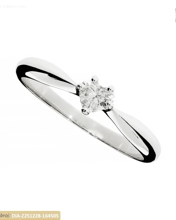ZLATNI ZARUČNI PRSTEN S DIJAMANTOM (Z251228-164505)