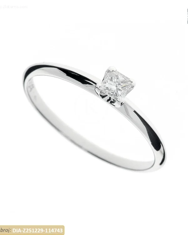 ZLATNI ZARUČNI PRSTEN S DIJAMANTOM (Z251229-114743)