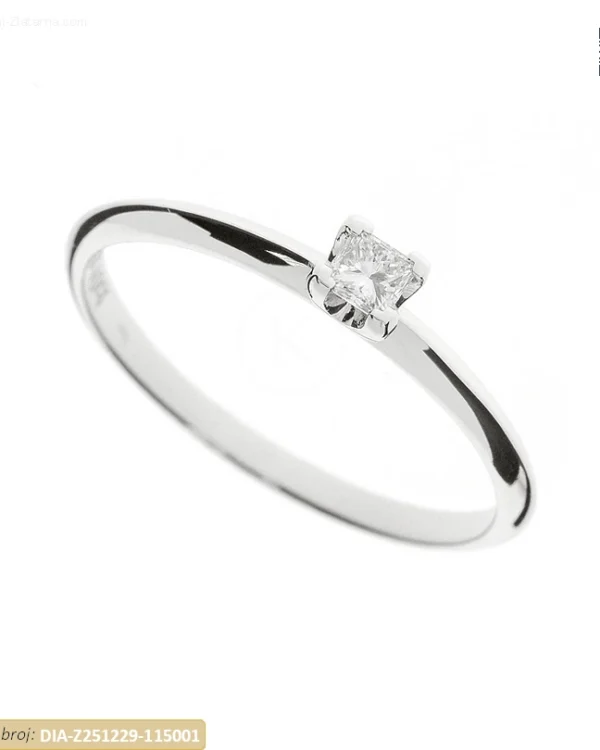 ZLATNI ZARUČNI PRSTEN S DIJAMANTOM (Z251229-115001)