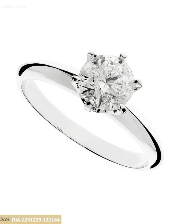 ZLATNI ZARUČNI PRSTEN S DIJAMANTOM (Z251229-121144)