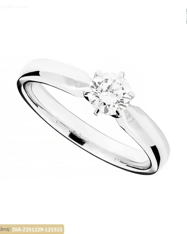 ZLATNI ZARUČNI PRSTEN S DIJAMANTOM (Z251229-121515)
