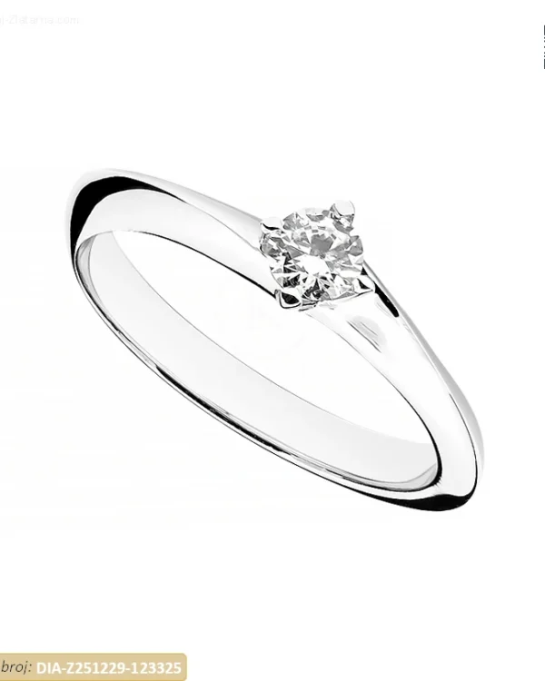 ZLATNI ZARUČNI PRSTEN S DIJAMANTOM (Z251229-123325)