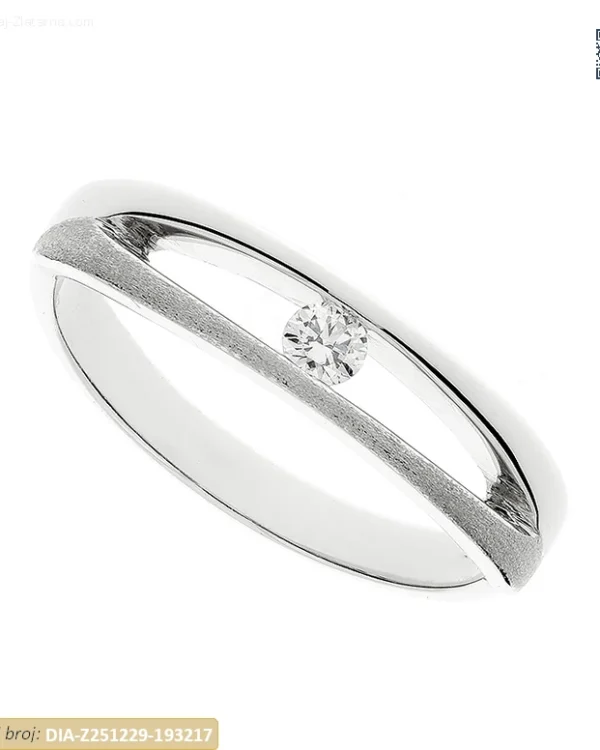 ZLATNI ZARUČNI PRSTEN S DIJAMANTOM (Z251229-193217)