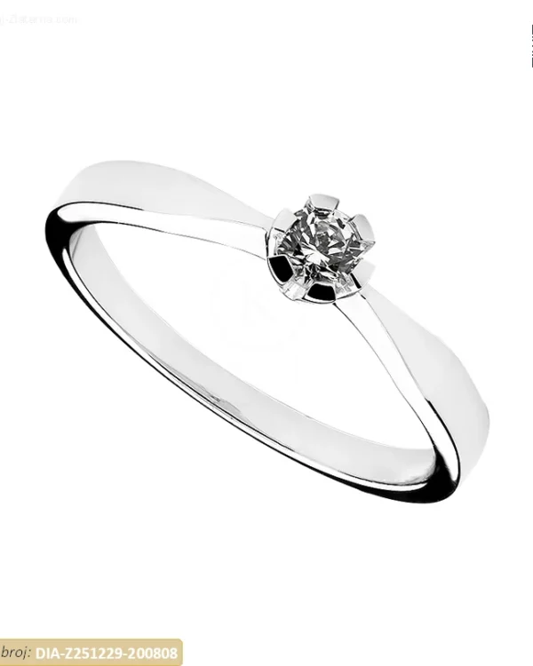ZLATNI ZARUČNI PRSTEN S DIJAMANTOM (Z251229-200808)