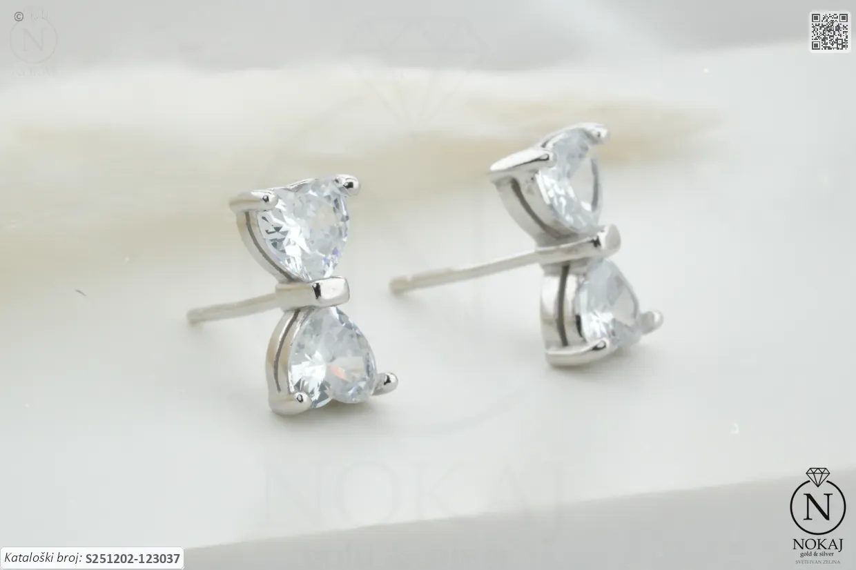 SREBRNE NAUŠNICE S CIRKONIMA (S251202-123037)