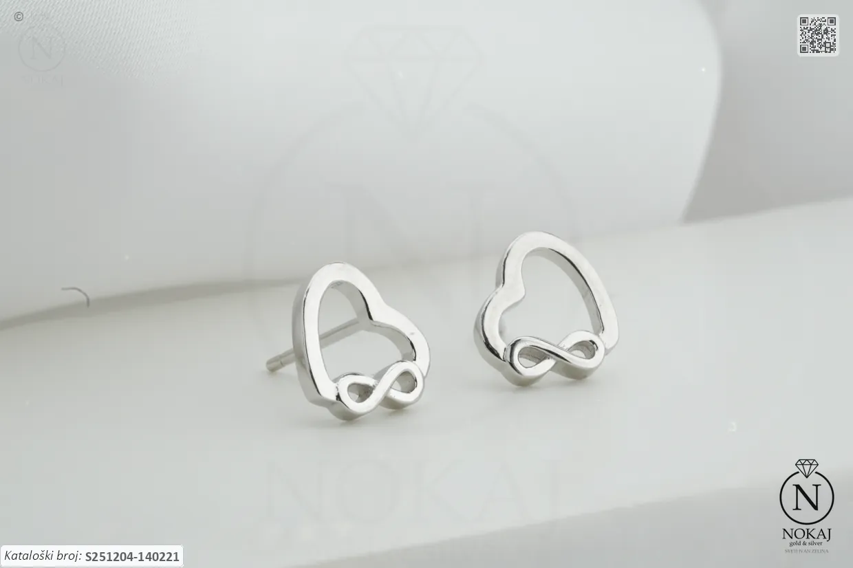 SREBRNE NAUŠNICE - SRCE (S251204-140221)