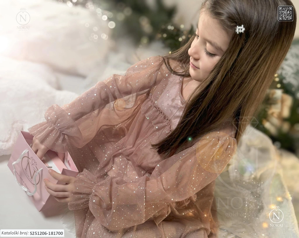 SREBRNA DJEČJA NARUKVICA - LEPTIR (S251206-181700) - Slika 2