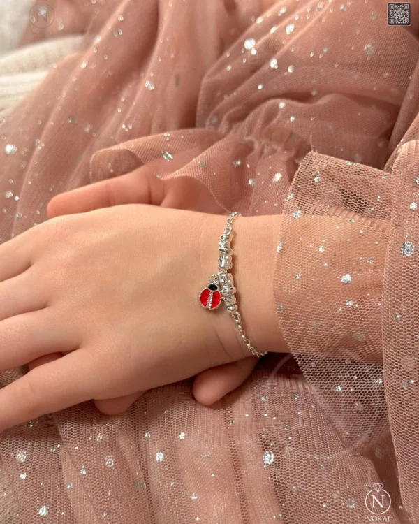 SREBRNA DJEČJA NARUKVICA - BUBAMARA (S251206-182050)