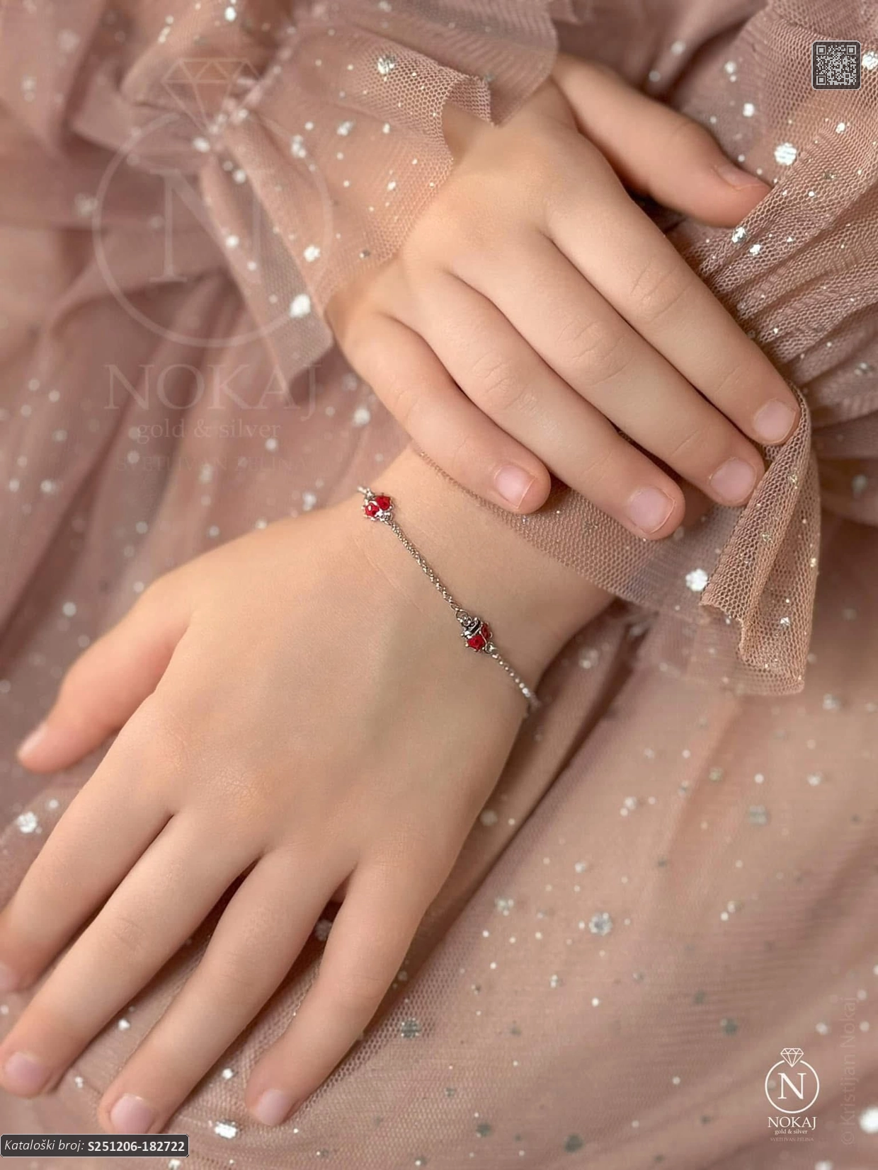 SREBRNA DJEČJA NARUKVICA - BUBAMARA (S251206-182722)