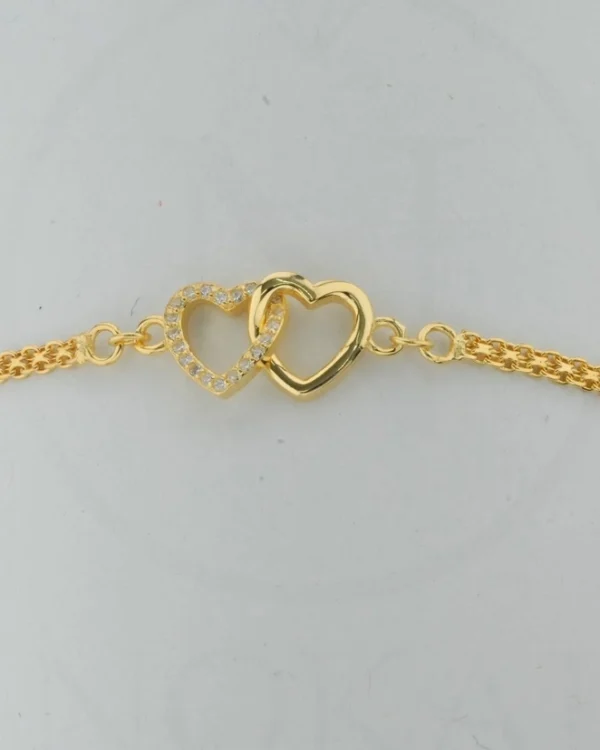 SREBRNA NARUKVICA S CIRKONIMA - SRCE (S251206-185034)