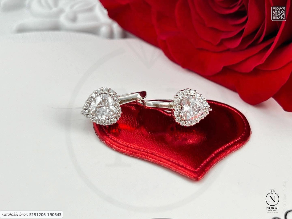 SREBRNE NAUŠNICE - SRCE (S251206-190643)