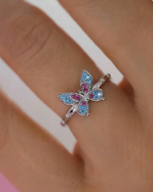 SREBRNI PRSTEN S CIRKONIMA - LEPTIR (S251206-191246)