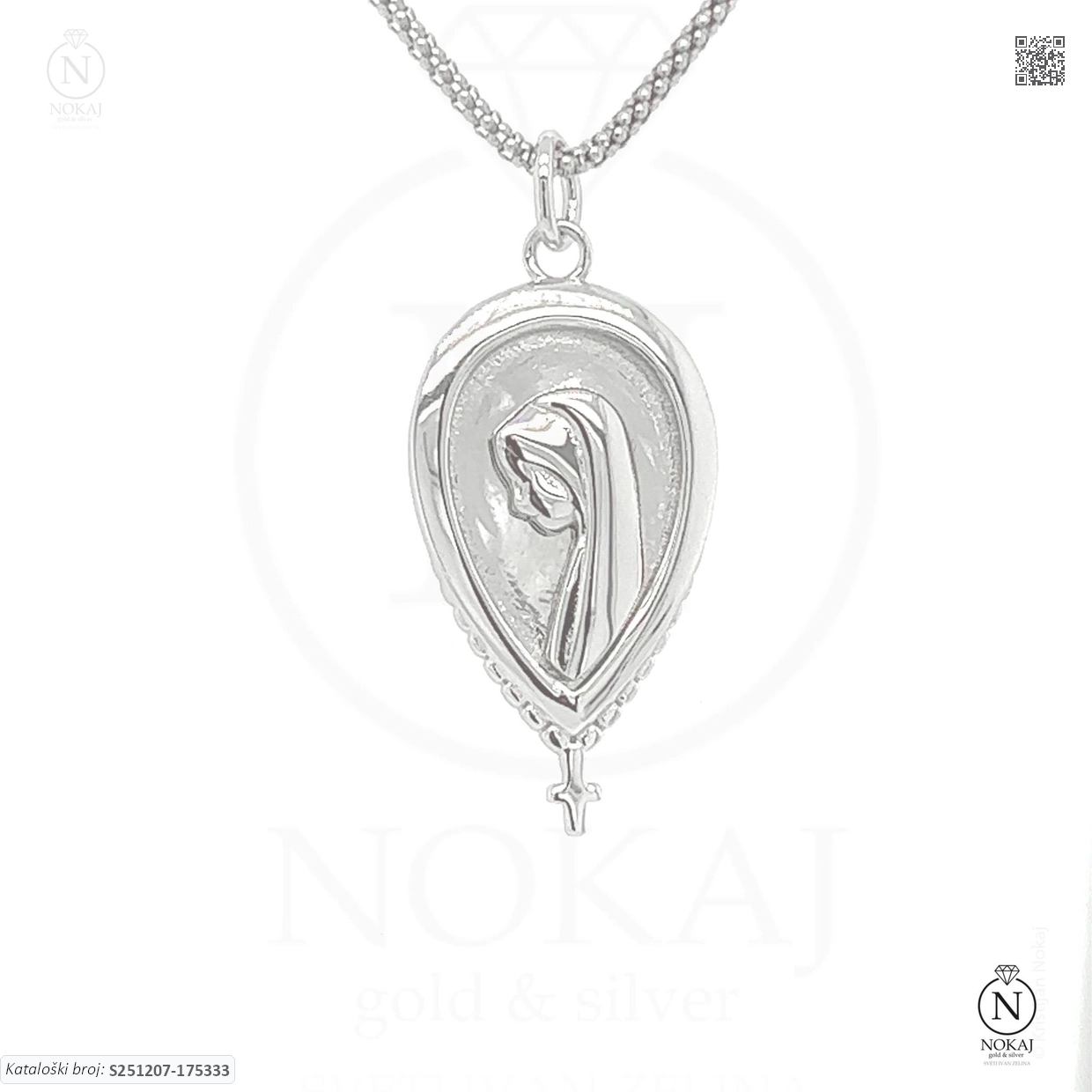 SREBRNA OGRLICA - SVETA MAJKA MARIJA (S251207-175333) - Slika 2