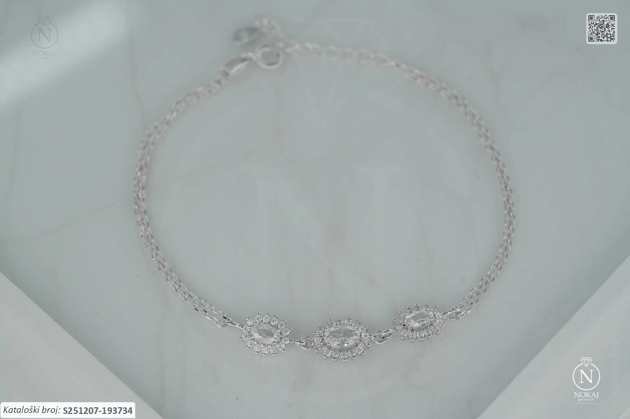 SREBRNA NARUKVICA S CIRKONIMA (S251207-193734)