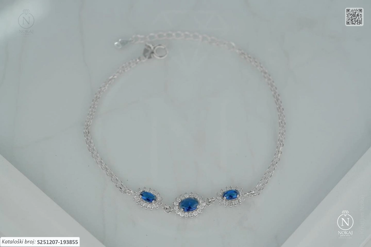 SREBRNA NARUKVICA S CIRKONIMA (S251207-193855)