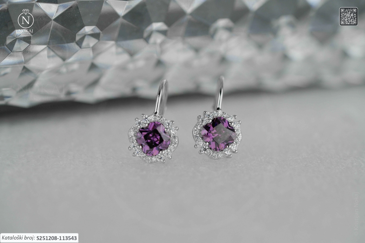 SREBRNE NAUŠNICE S CIRKONIMA (S251208-113543)