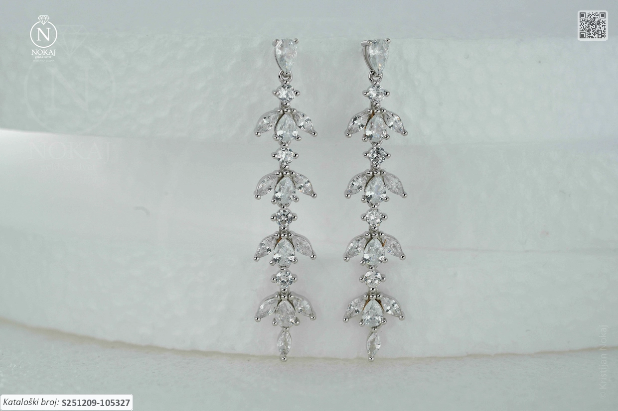 SREBRNE NAUŠNICE S CIRKONIMA (S251209-105327)