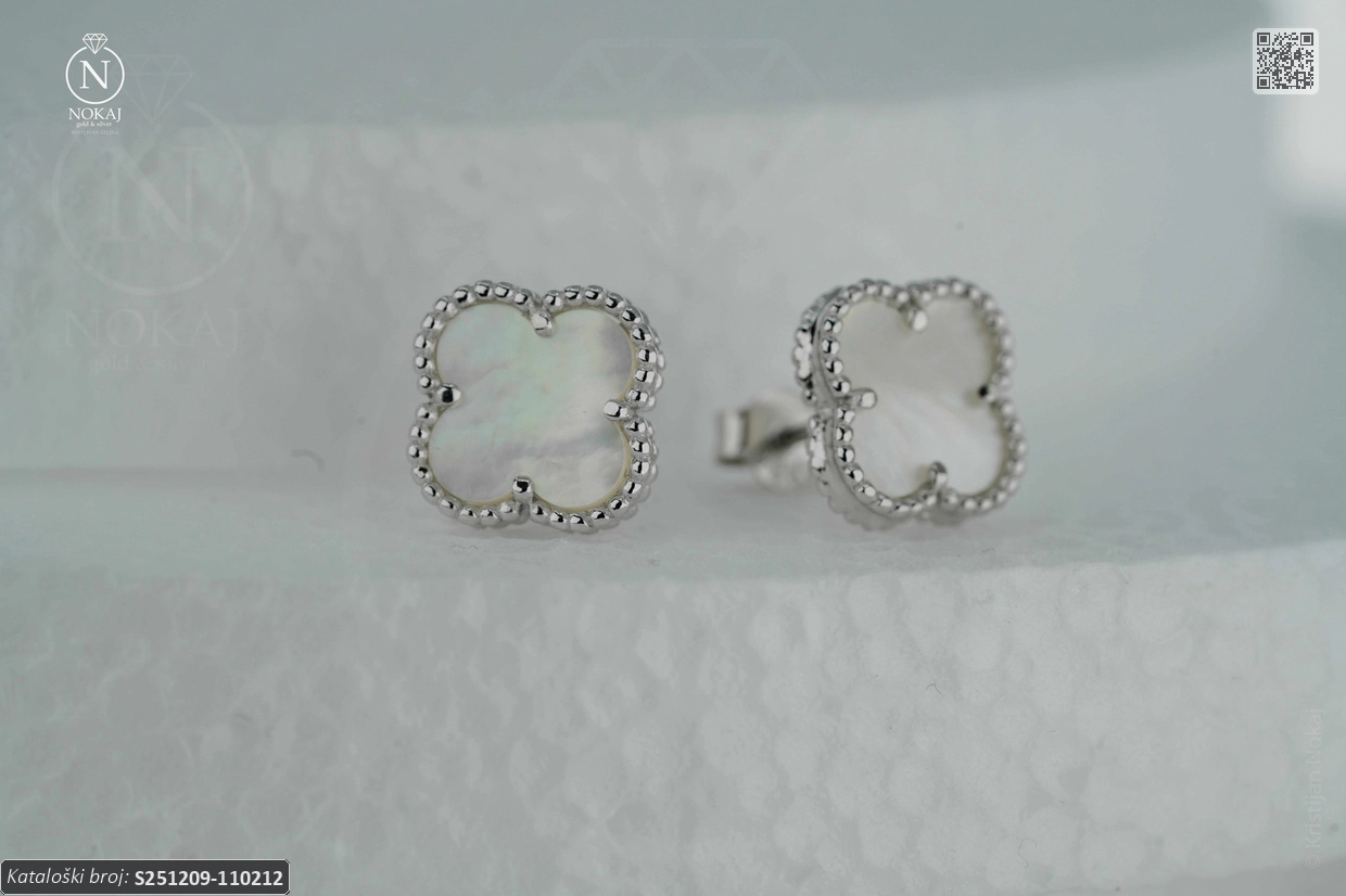 SREBRNE NAUŠNICE - DJETELINA (S251209-110212)