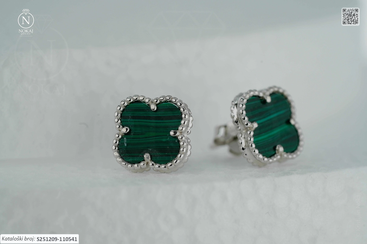 SREBRNE NAUŠNICE - DJETELINA (S251209-110541)