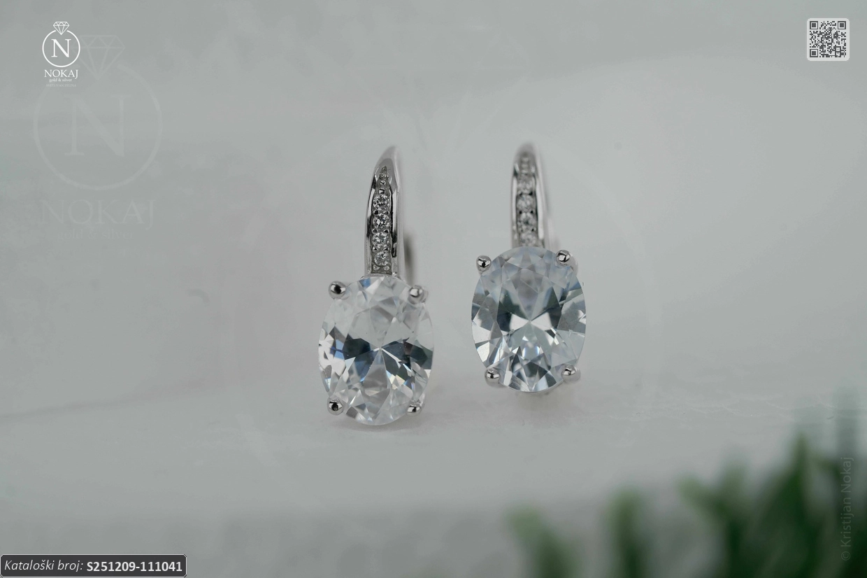 SREBRNE NAUŠNICE S CIRKONIMA (S251209-111041)