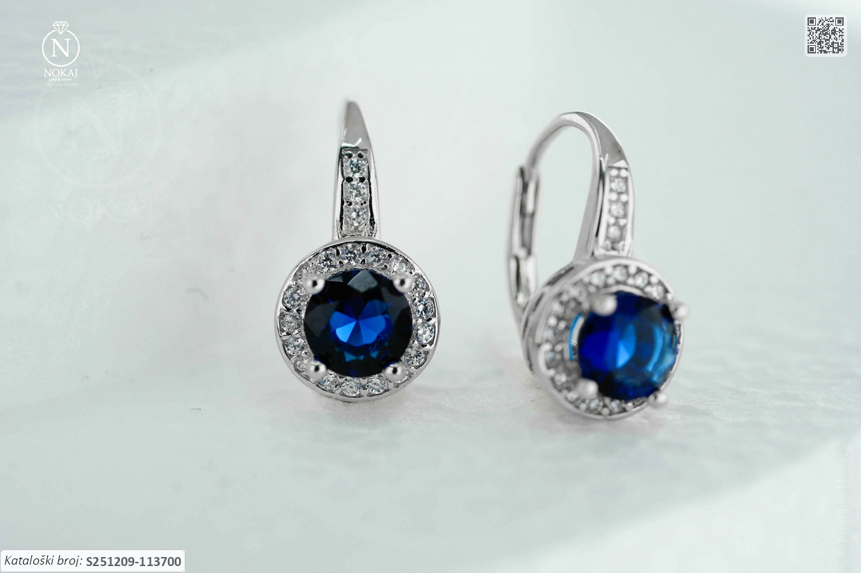 SREBRNE NAUŠNICE S CIRKONIMA (S251209-113700)