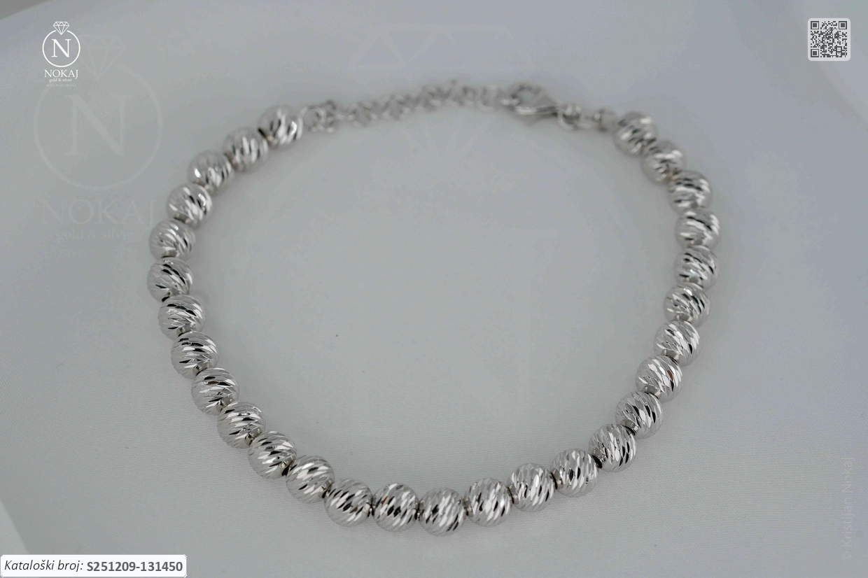 SREBRNA NARUKVICA - KUGLICE (S251209-131450) - Slika 3
