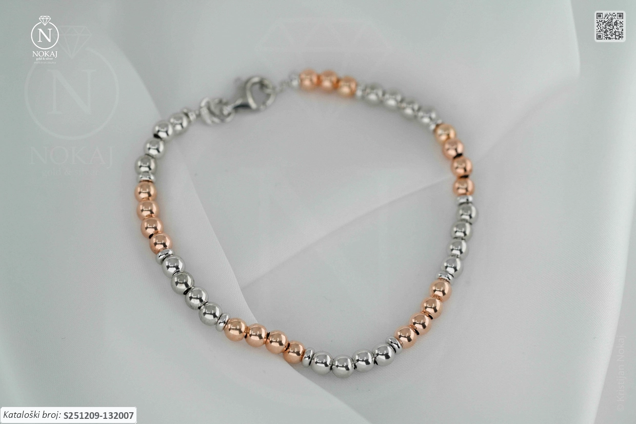 SREBRNA NARUKVICA - KUGLICE (S251209-132007) - Slika 3