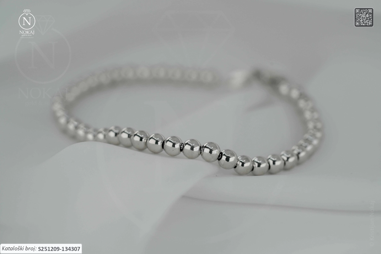 SREBRNA NARUKVICA - KUGLICE (S251209-134307)